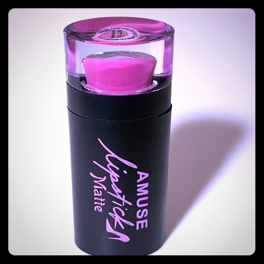 Amuse Lipstick Matte Pink Color 7278 Long Lasting Made USA Lip Blush Stick New